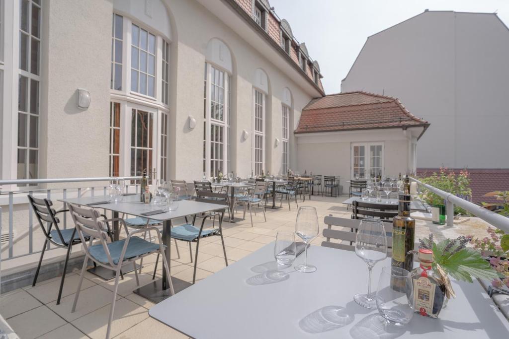 Balkón nebo terasa v ubytování Nineofive Hotel