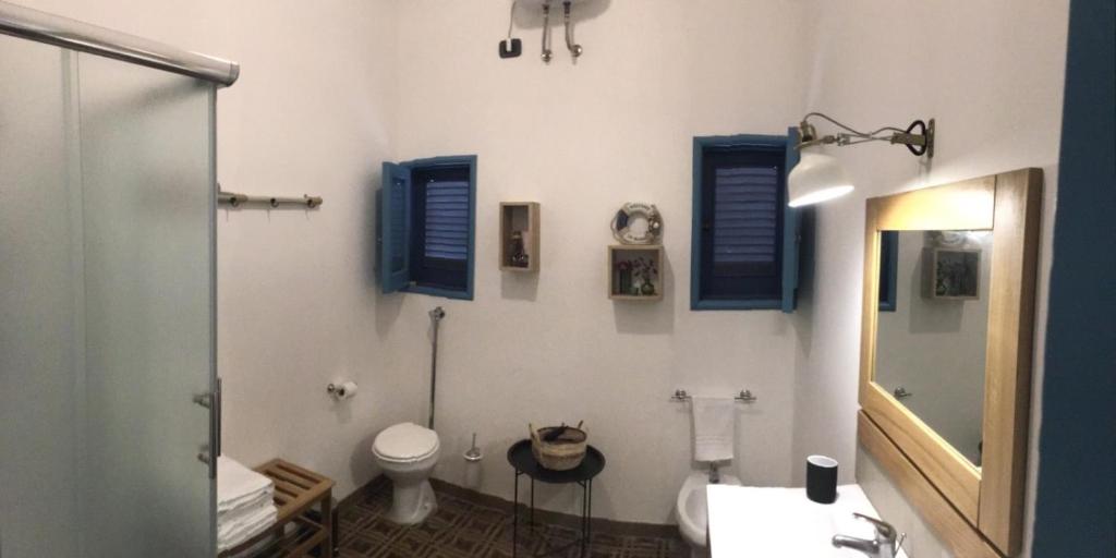 Koupelna v ubytování Porta dei Mari