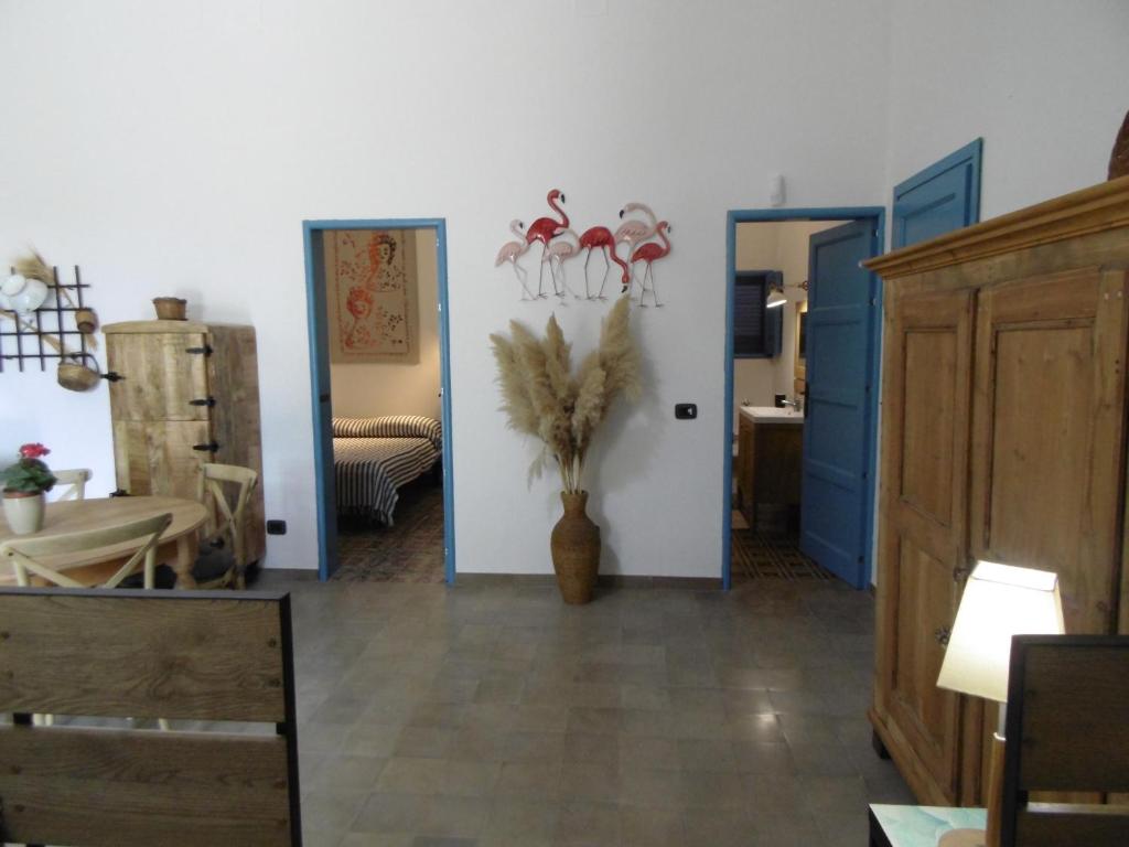 Postel nebo postele na pokoji v ubytování Porta dei Mari