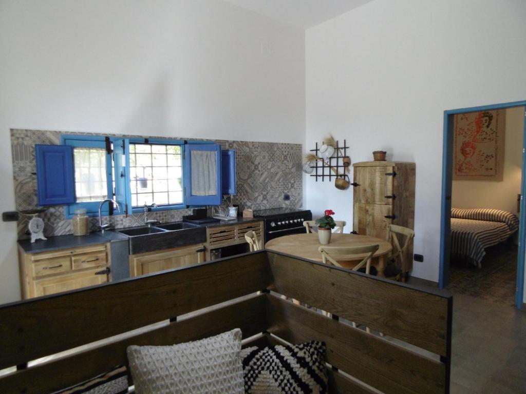 Kuchyň nebo kuchyňský kout v ubytování Porta dei Mari