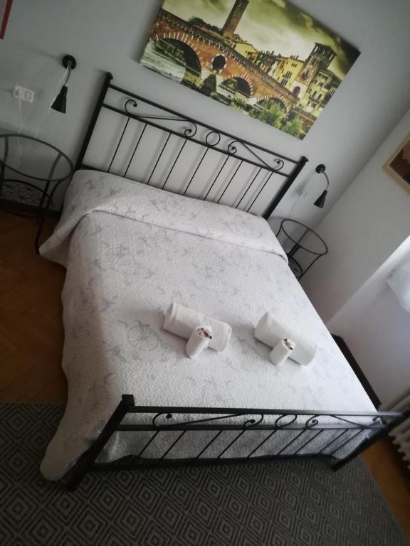 Postel nebo postele na pokoji v ubytování A casa di Luca