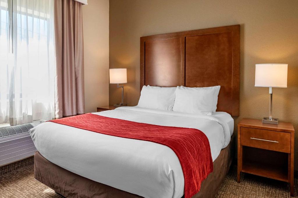 Postel nebo postele na pokoji v ubytování Comfort Inn La Porte