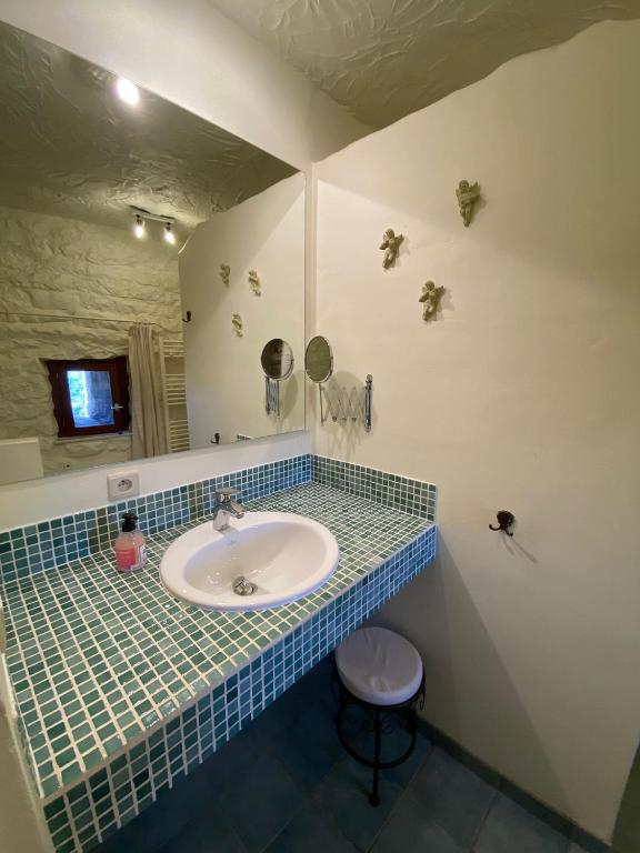 Koupelna v ubytování B&B Maison des Etoiles Chambre d'hôtes Adult Only