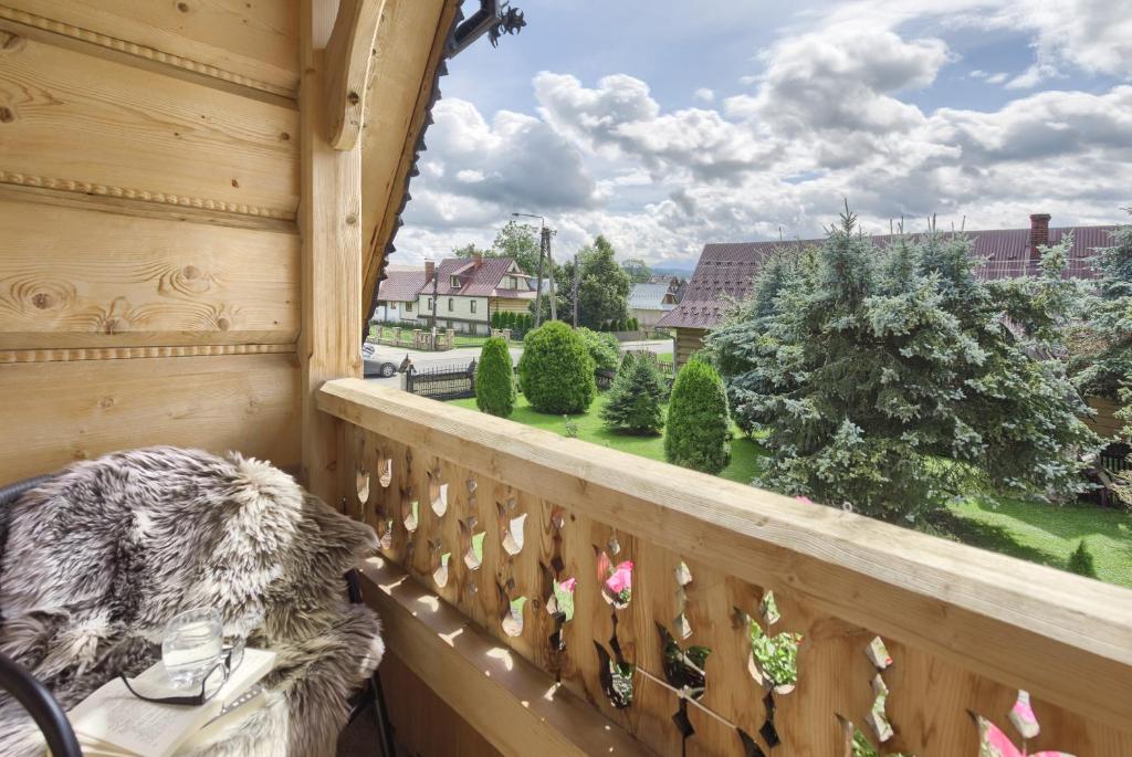 Balkón nebo terasa v ubytování Góralska rezydencja