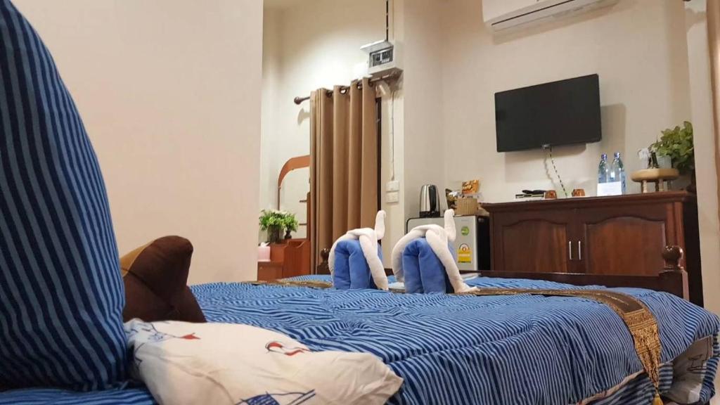 TV a/nebo společenská místnost v ubytování Bua Patumma Resort