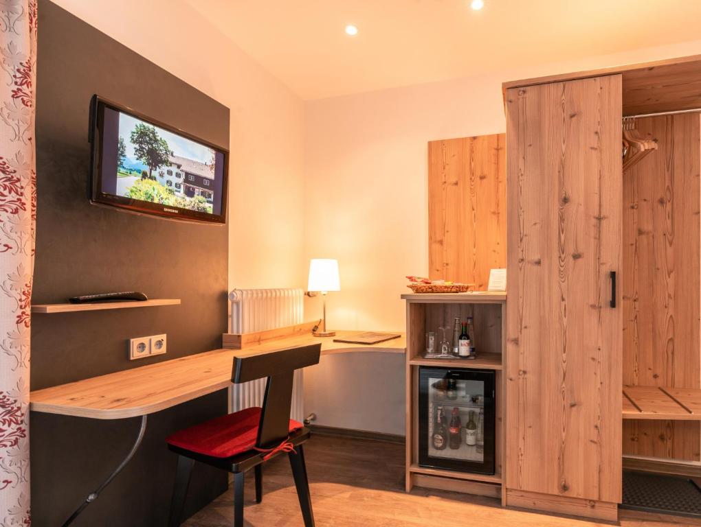 Kuchyň nebo kuchyňský kout v ubytování Hotel Heißenhof