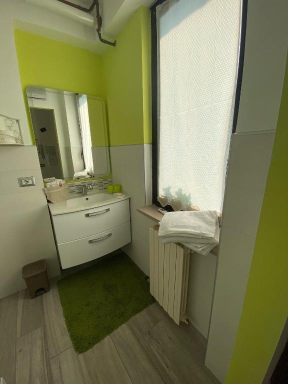 Koupelna v ubytování Residenza I Laghi