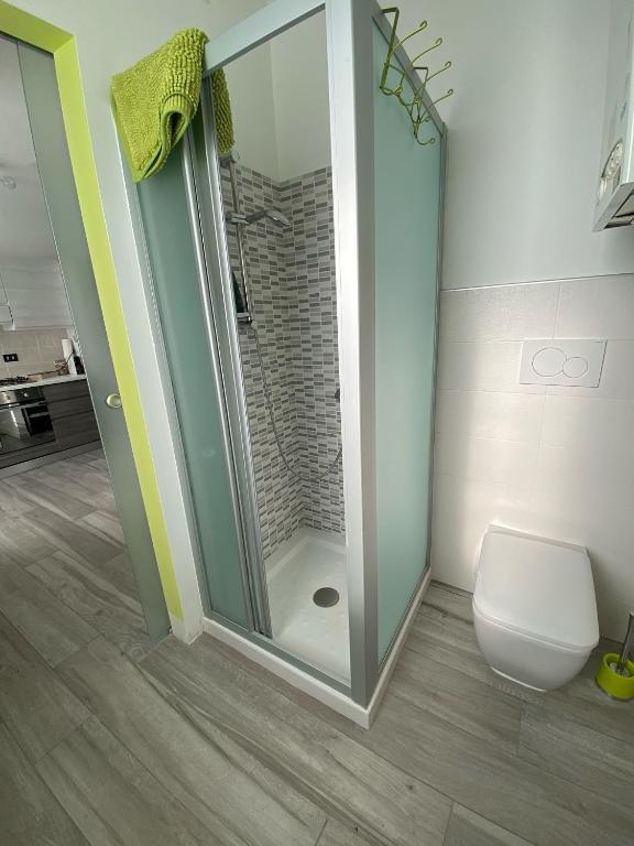 Koupelna v ubytování Residenza I Laghi