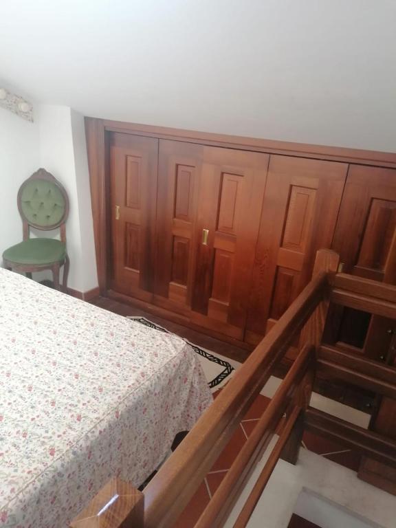 Postel nebo postele na pokoji v ubytování Lo chalet Biancaneve