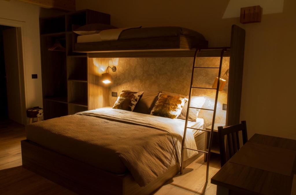 Postel nebo postele na pokoji v ubytování Alpenrooms