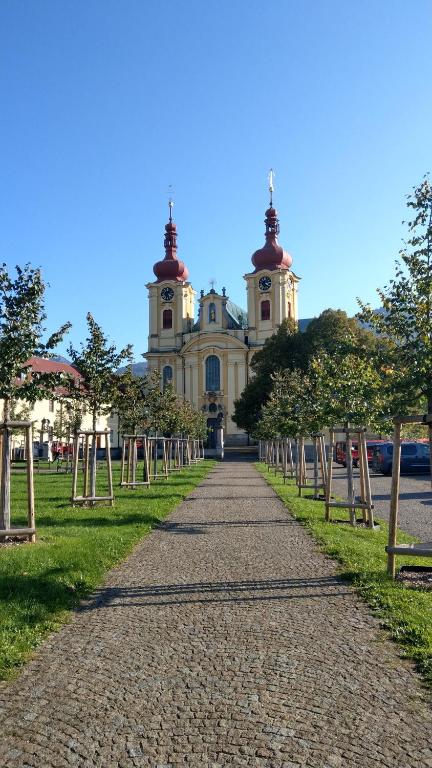 Zahrada ubytování Apartmány Klášterní 84
