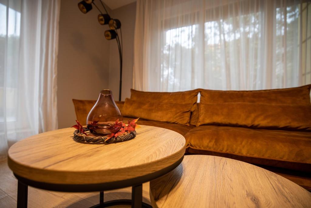 A seating area at Apartment City Home