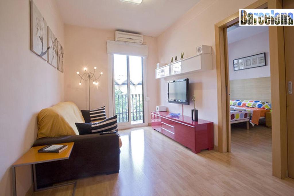 Zona de estar de Barcelona Centric Apartment