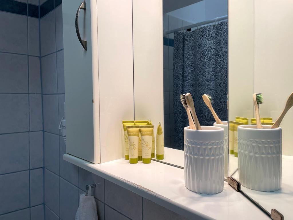 Łazienka w obiekcie 1BD - Deer Traveler Central Apt