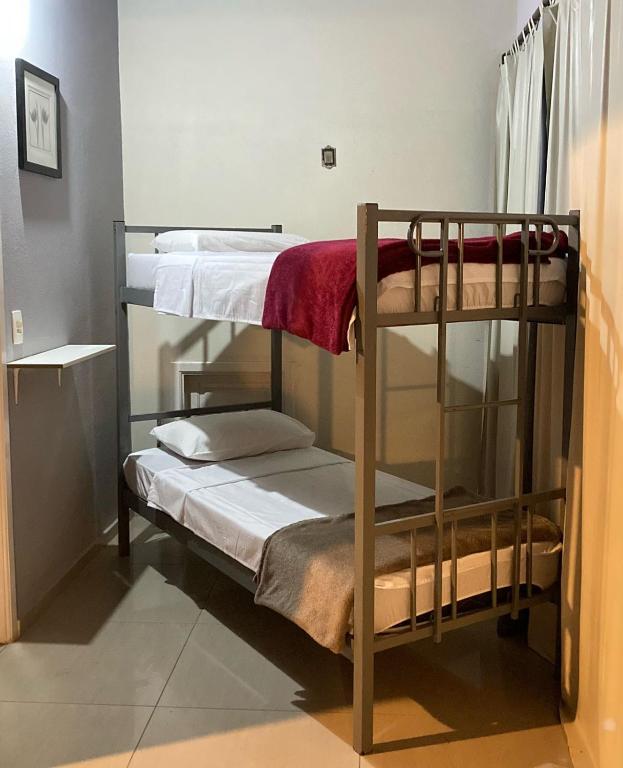 Postel nebo postele na pokoji v ubytování Hostel Morada do sol Paraty