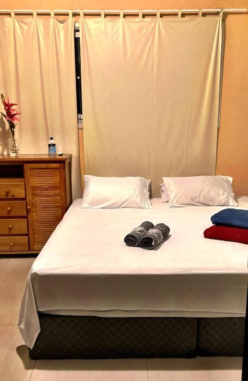 Postel nebo postele na pokoji v ubytování Hostel Morada do sol Paraty