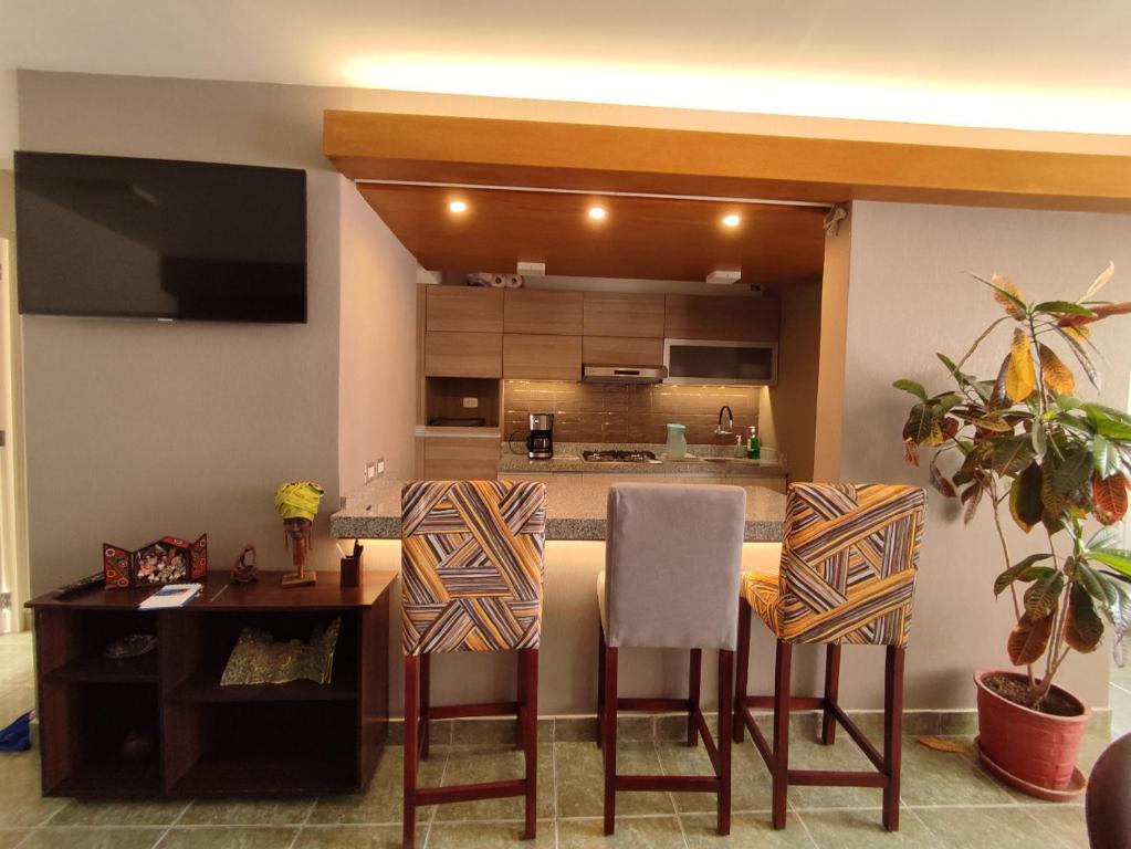 Η κουζίνα ή μικρή κουζίνα στο Lilium Apartment & Experiences