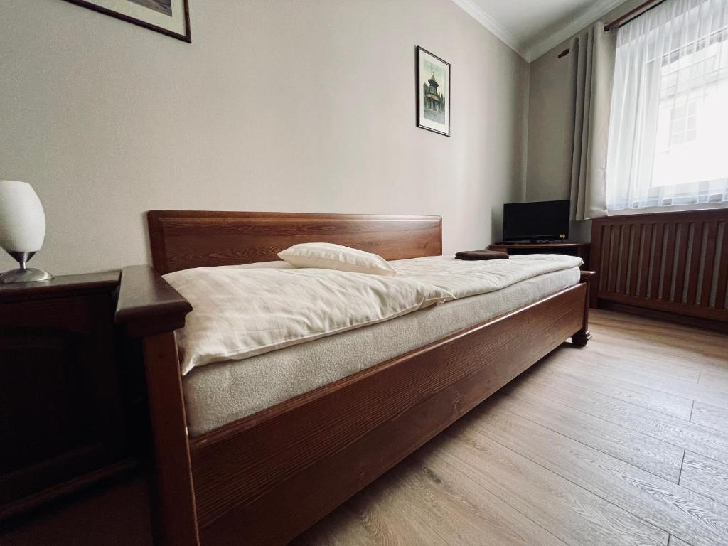 Postel nebo postele na pokoji v ubytování Pension Silvie