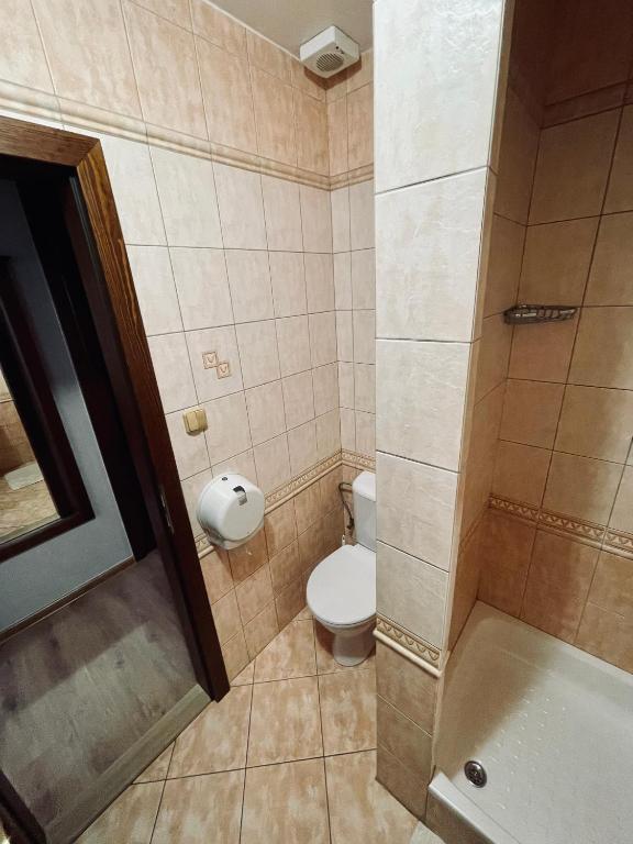 Koupelna v ubytování Pension Silvie