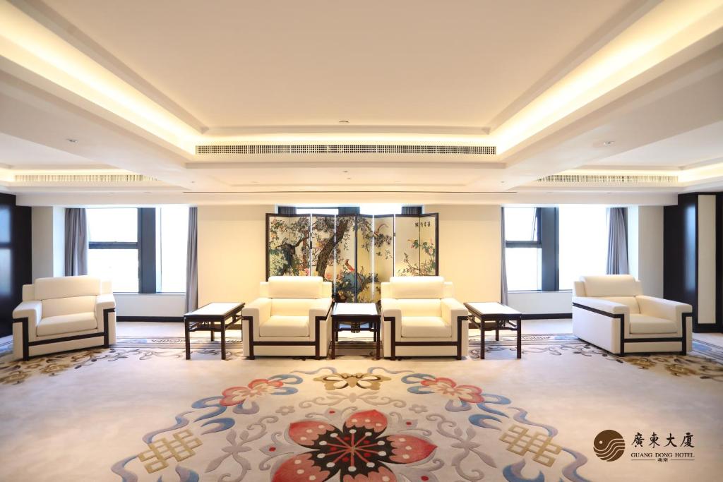 Posezení v ubytování Beijing Guangdong Hotel
