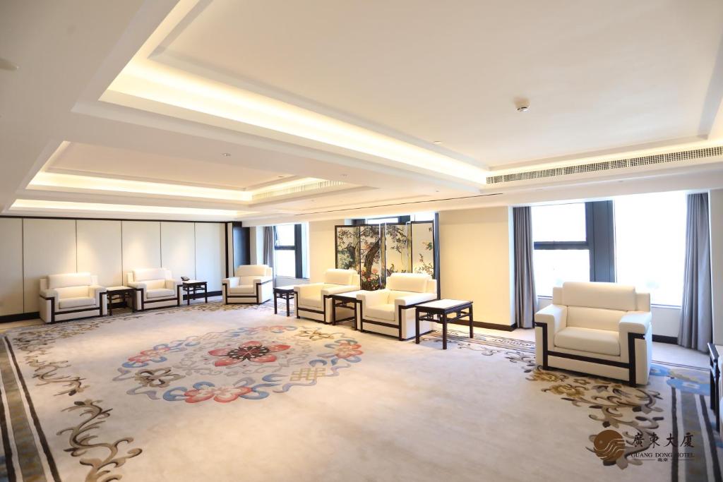 Posezení v ubytování Beijing Guangdong Hotel