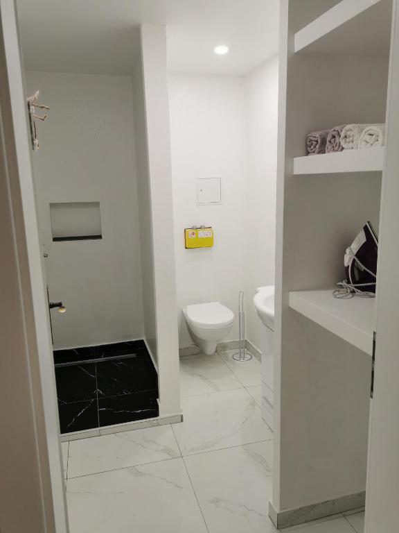 Koupelna v ubytování APARTMA KANTINA