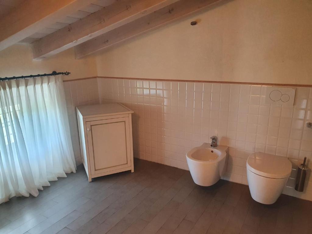 Koupelna v ubytování Hotel Villa Moron