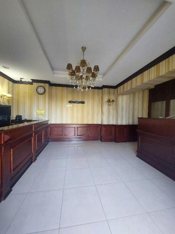 TV a/nebo společenská místnost v ubytování hotel pie d'or