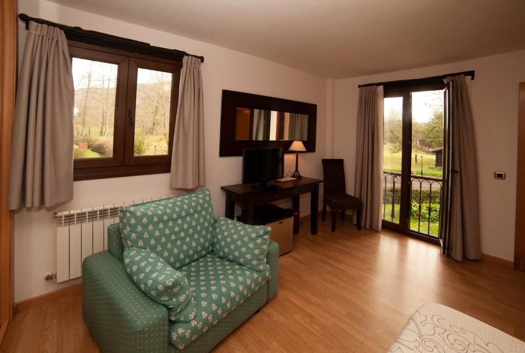 Posezení v ubytování Hotel Rural Casa de Campo