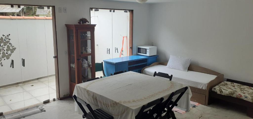 Posezení v ubytování Canto do Riacho Suites