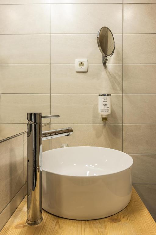 Koupelna v ubytování Boutique rooms Pri Rogovilcu