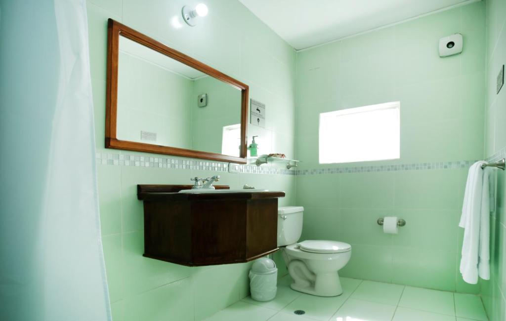 Koupelna v ubytování La Rabida Hotel Boutique