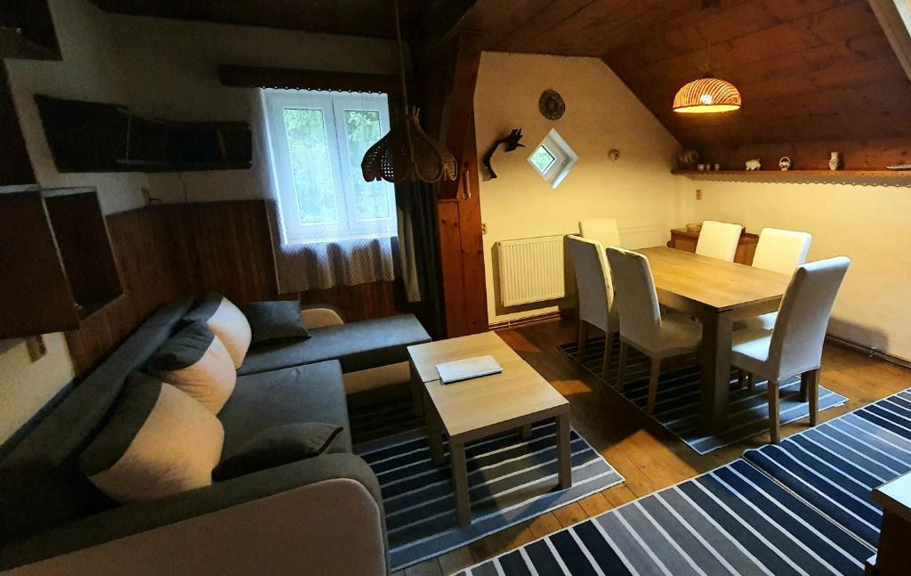 Posezení v ubytování Apartmány Chalupa "Pod lípou"