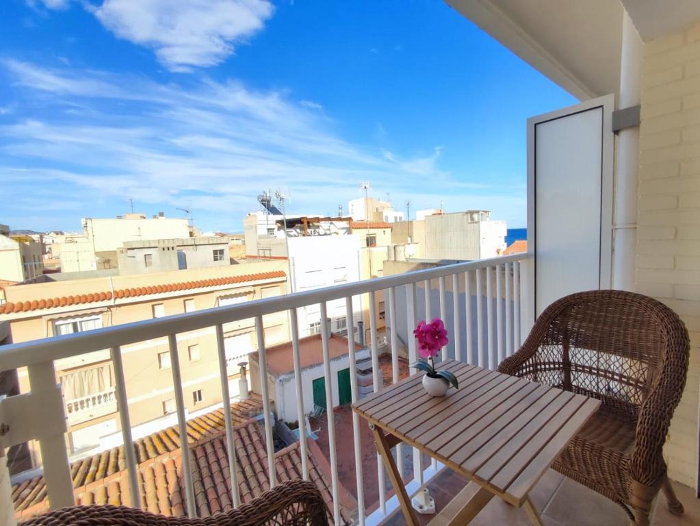 Balkón alebo terasa v ubytovaní Apartamento Espa