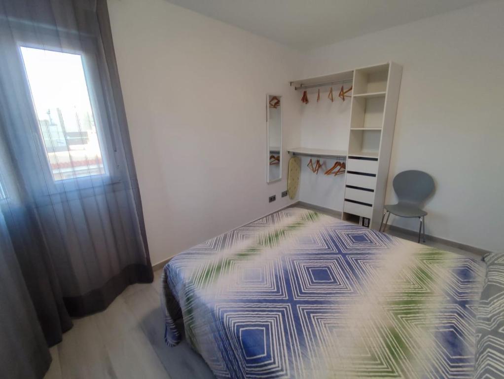 Posteľ alebo postele v izbe v ubytovaní Apartamento Espa