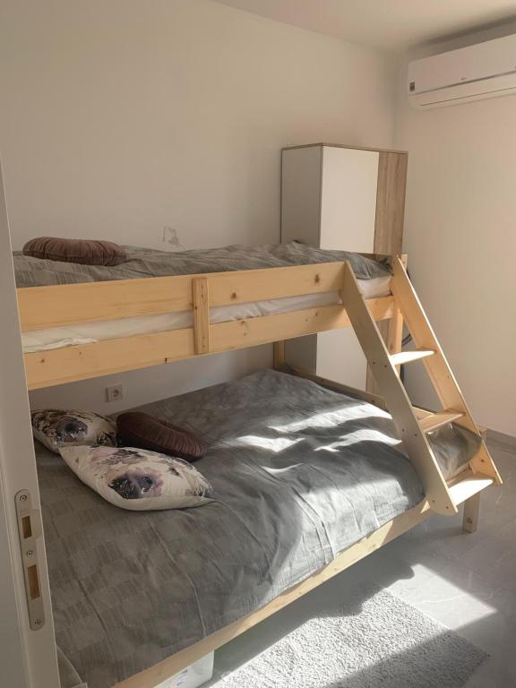 Postel nebo postele na pokoji v ubytování Villa Primosten