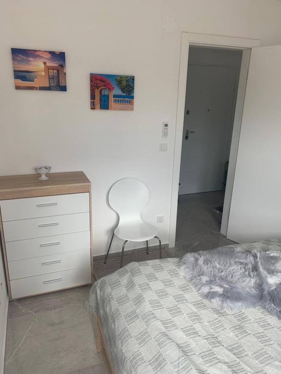 Postel nebo postele na pokoji v ubytování Villa Primosten