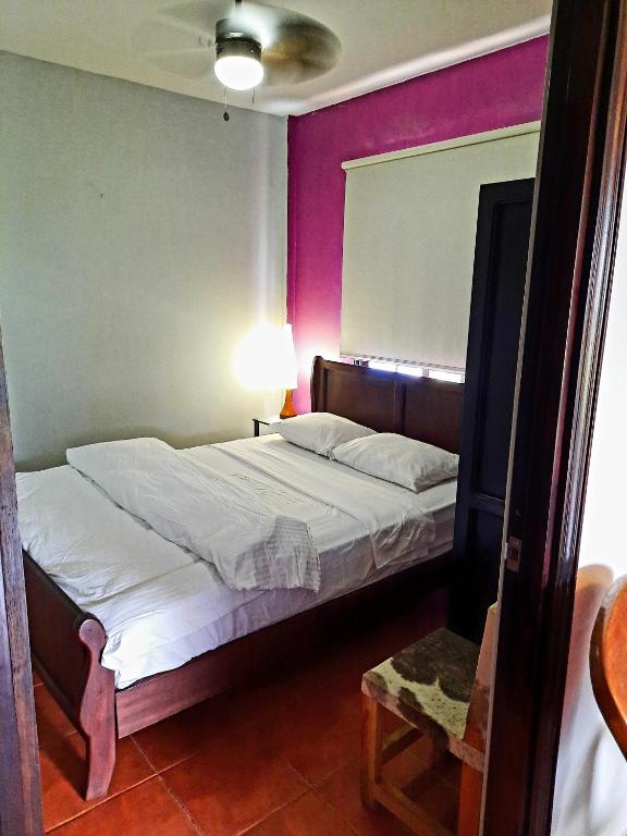 Postel nebo postele na pokoji v ubytování Cabañas San Miguel