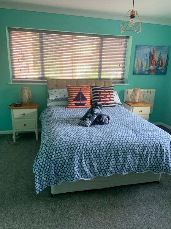Ένα ή περισσότερα κρεβάτια σε δωμάτιο στο Seagull’s View