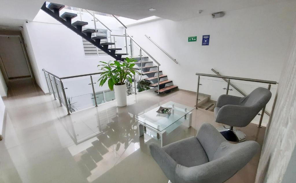 Posezení v ubytování Bayit Tov Circunvalar Hotel