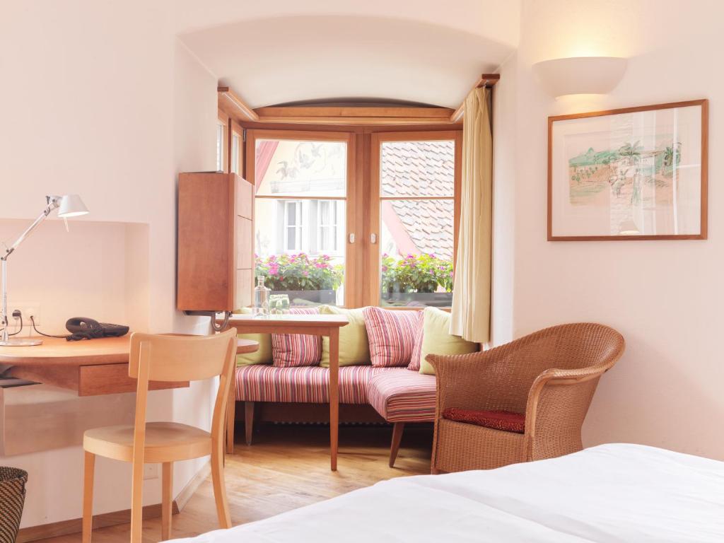 Posezení v ubytování City-Hotel Ochsen