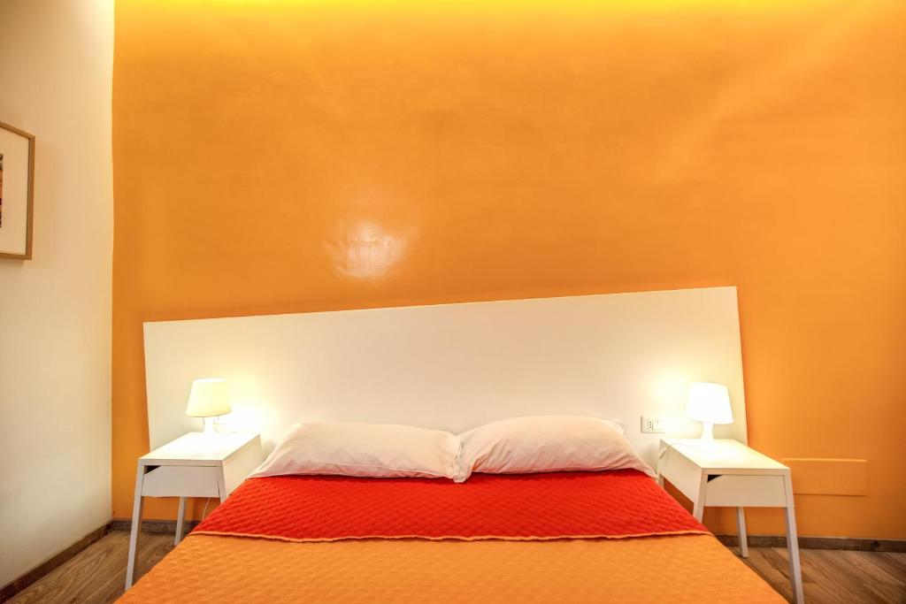 Posteľ alebo postele v izbe v ubytovaní Apartments Rione Trastevere XIII