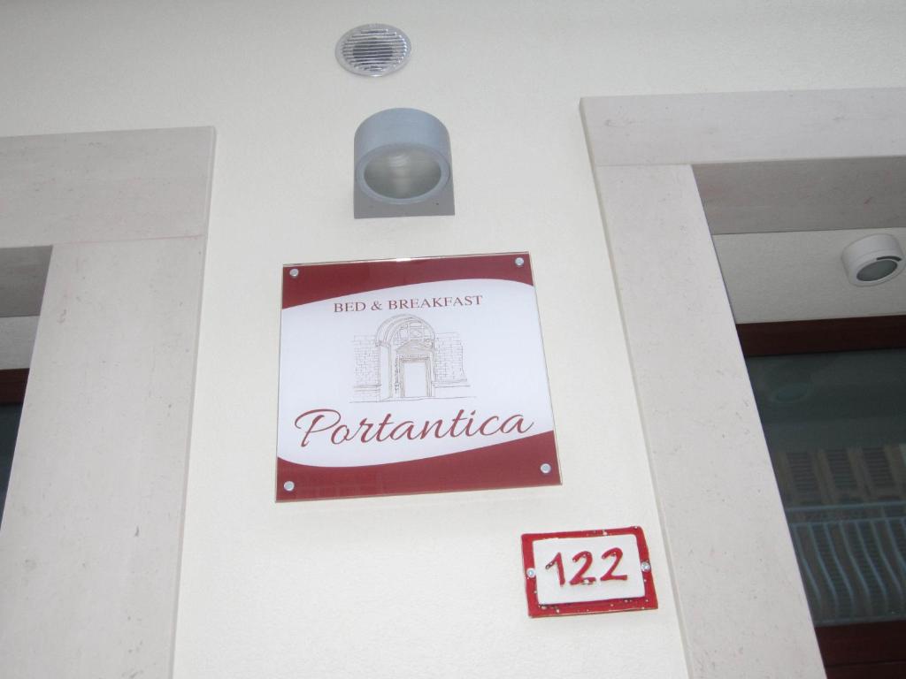 Certifikát, hodnocení, plakát nebo jiný dokument vystavený v ubytování Portantica