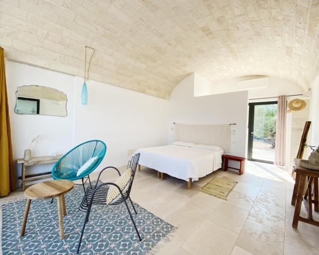Postel nebo postele na pokoji v ubytování Trulli Paradise