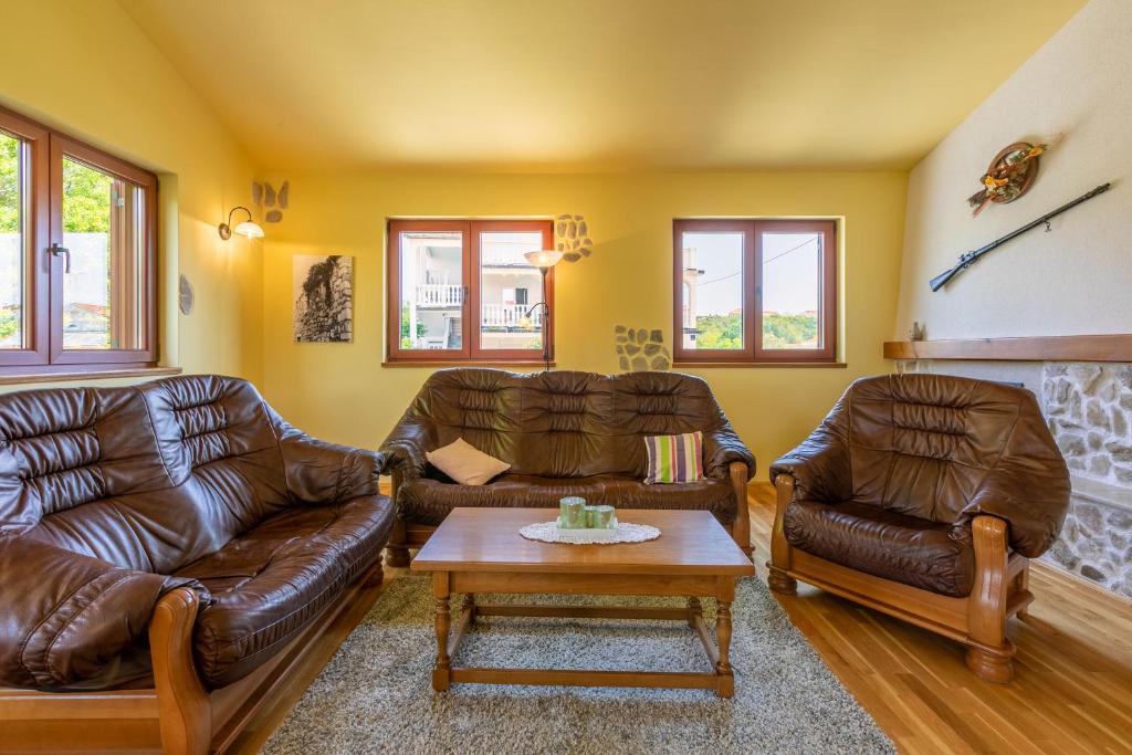 Posezení v ubytování House Marija