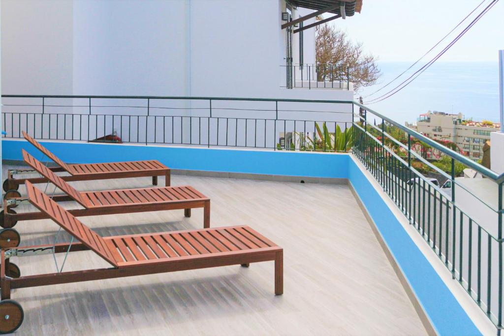 Balkón nebo terasa v ubytování Vila Camacho Guest House