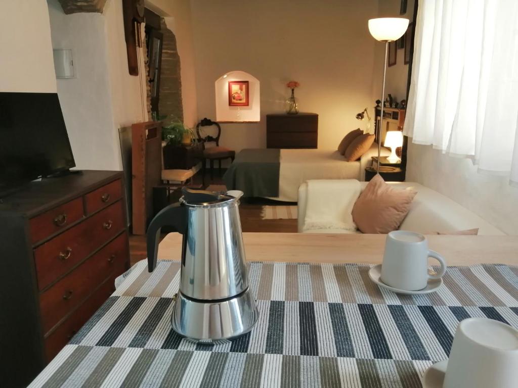 Posezení v ubytování La Guarida de Vejer Casa Rural