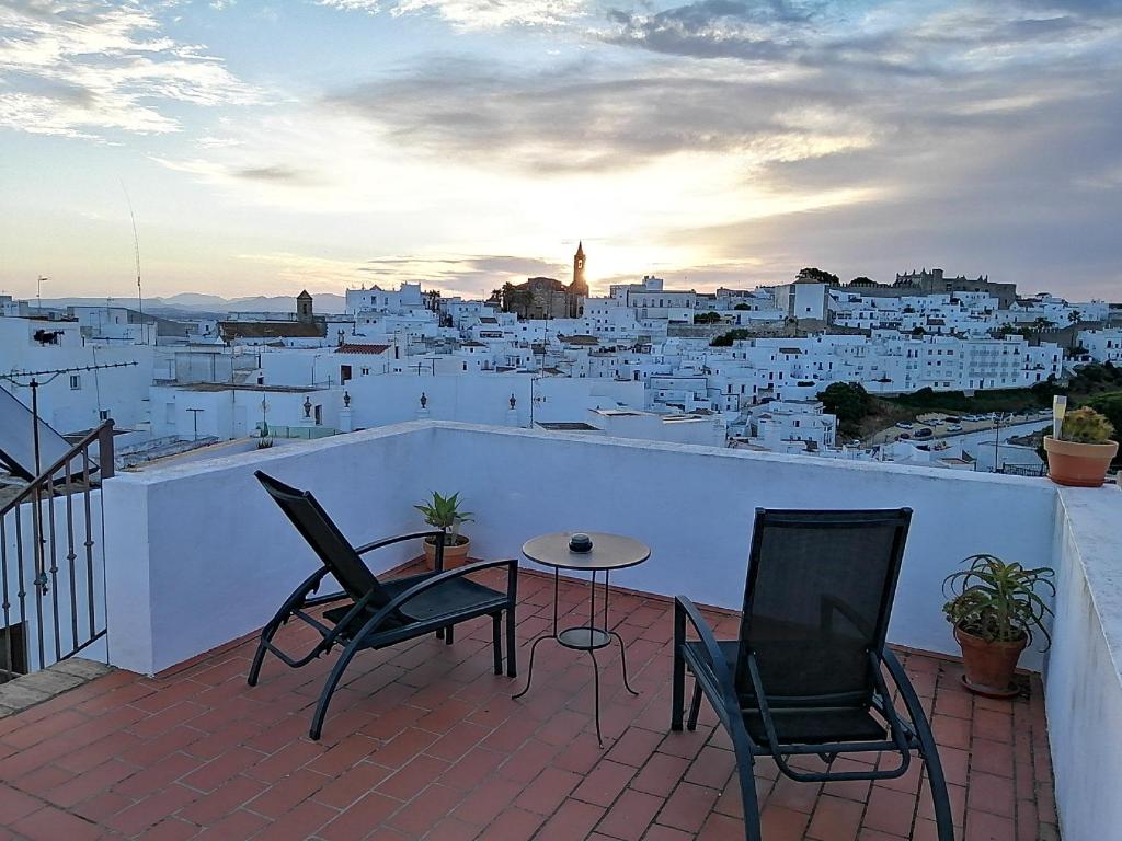 Balkón nebo terasa v ubytování La Guarida de Vejer Casa Rural