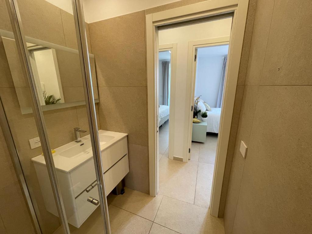 Kúpeľňa v ubytovaní B&B Am Gardasee blick