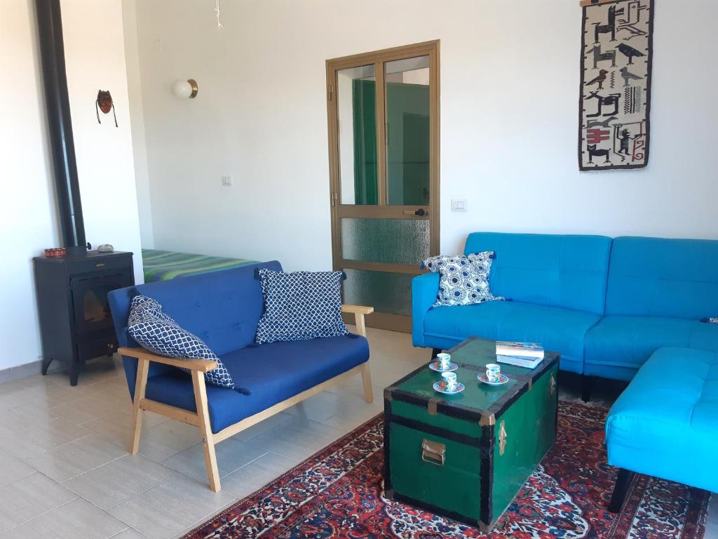 Posezení v ubytování Casa Ananda